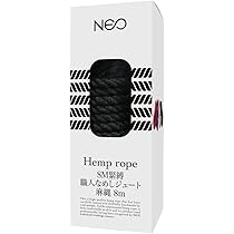 Amazon | NEO SM緊縛 職人なめしジュート麻縄 赤 8m(MIU0423) | NEO